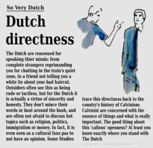 Dutch directness